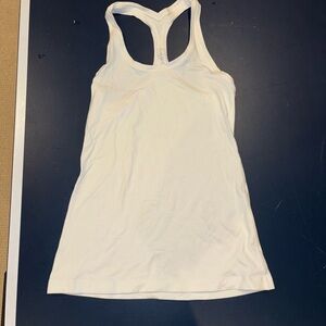 Lululemon Athletica White Tank Top